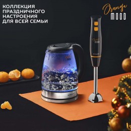 Чайник электрический Scarlett SC-EK27G36 1.8л. 1800Вт черный/серебристый корпус: стекло/пластик