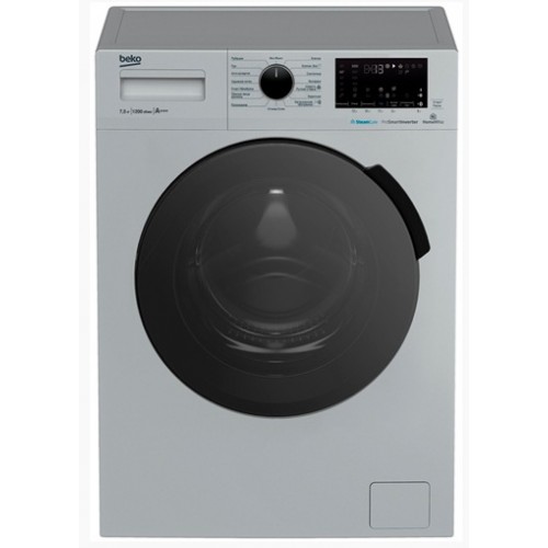 Стиральная машина Beko WSPE7H616S класс: A+++ загр.фронтальная макс.:7.5кг серебристый инвертор