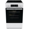 Плита Электрическая Gorenje GECS5C70WA белый/черный стеклокерамика (без крышки)