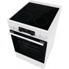 Плита Электрическая Gorenje GECS5C70WA белый/черный стеклокерамика (без крышки)