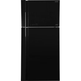 Холодильник Hitachi R-VG660PUC7-1 GBK 2-хкамерн. черный стекло инвертер