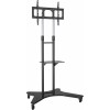 Стойка для телевизора Cactus CS-ST31 черный 37"-75" макс.81.6кг напольный мобильный