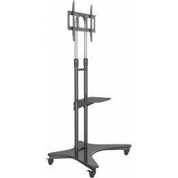 Стойка для телевизора Cactus CS-ST31 черный 37"-75" макс.81.6кг напольный мобильный