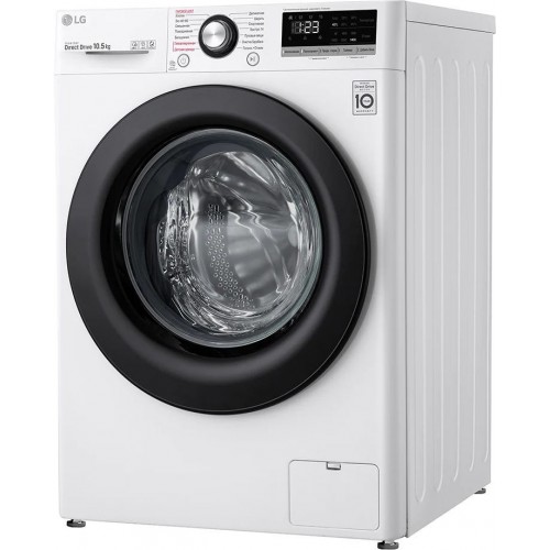 Стиральная машина LG TW4V3RS6W класс: A загр.фронтальная макс.:10.5кг белый инвертор