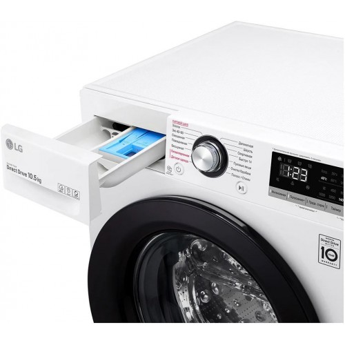 Стиральная машина LG TW4V3RS6W класс: A загр.фронтальная макс.:10.5кг белый инвертор