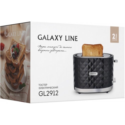 Тостер Galaxy Line GL 2912 1200Вт черный