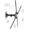 Кронштейн для телевизора Kromax CORBEL-6 черный 22"-65" макс.30кг настенный поворот и наклон