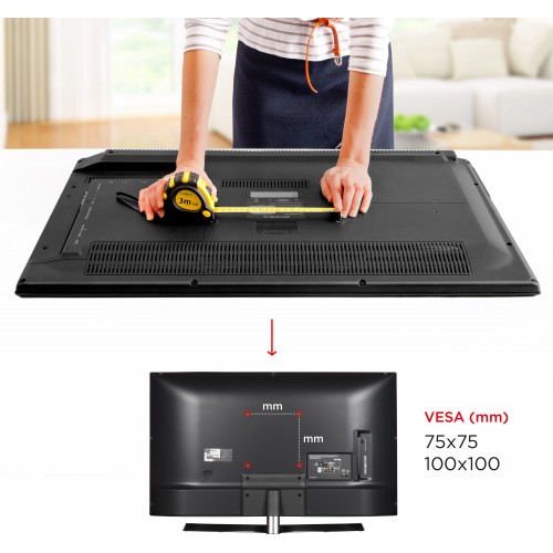Кронштейн для телевизора Holder LCDS-5002 металлик 10"-26" макс.25кг настенный наклон