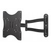 Кронштейн для телевизора Kromax TECHNO-3 серый 15"-40" макс.20кг настенный поворотно-выдвижной и наклонный