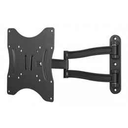 Кронштейн для телевизора Kromax TECHNO-3 серый 15"-40" макс.20кг настенный поворотно-выдвижной и наклонный