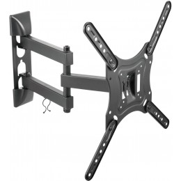 Кронштейн для телевизора Ultramounts UM870 черный 23"-55" макс.30кг настенный поворот и наклон