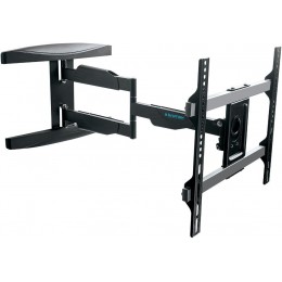 Кронштейн для телевизора Kromax ATLANTIS-60 черный 26"-65" макс.40кг настенный поворотно-выдвижной и наклонный
