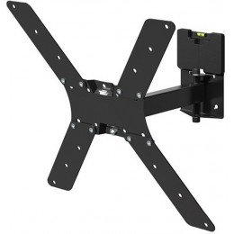 Кронштейн для телевизора Holder LCDS-5520-B черный 32"-55" макс.45кг настенный поворотно-выдвижной и наклонный