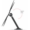 Кронштейн для телевизора Holder LCDS-5520-B черный 32"-55" макс.45кг настенный поворотно-выдвижной и наклонный