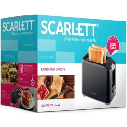 Тостер Scarlett SC-TM11020 700Вт черный