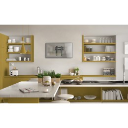 Кронштейн для телевизора Onkron FM1 черный 17"-43" макс.30кг настенный фиксированный