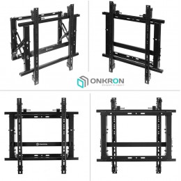 Кронштейн для телевизора Onkron PRO7G черный 50"-70" макс.50кг настенный наклонно-выдвижной