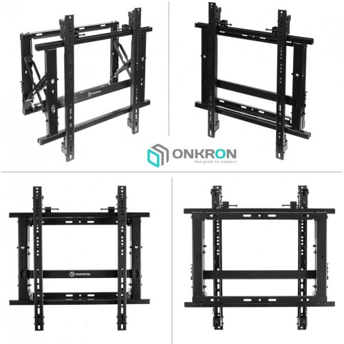 Кронштейн для телевизора Onkron PRO7G черный 50-70 - настенный наклонно-выдвижной, макс. 50 кг