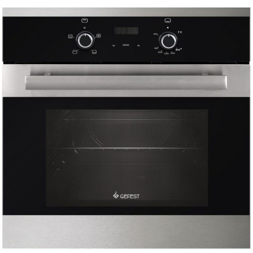 Духовой шкаф Газовый Gefest ДГЭ 621-03 Н5 нержавеющая сталь/черный