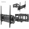 Кронштейн для телевизора Kromax PIXIS-XL-2 черный 40"-90" макс.50кг настенный поворот и наклон