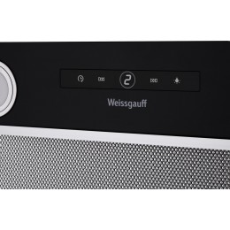 Вытяжка встраиваемая Weissgauff BOX 1200 BL черный управление: сенсорное (1 мотор)