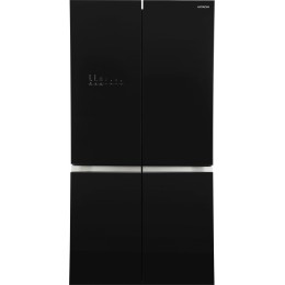 Холодильник Hitachi R-WB720VUC0 GBK 3-хкамерн. черный стекло инвертер
