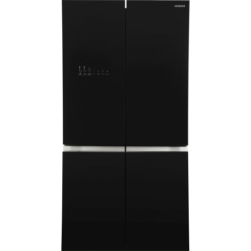 Холодильник Hitachi R-WB720VUC0 GBK 3-хкамерн. черный стекло инвертер