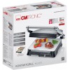 Электрогриль Clatronic KG 3571 2000Вт серебристый/черный