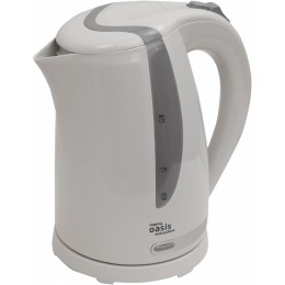 Чайник электрический Oasis K-2PW 1.7л. 2200Вт белый корпус: пластик