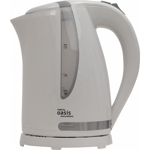 Чайник электрический Oasis K-2PW 1.7л. 2200Вт белый корпус: пластик