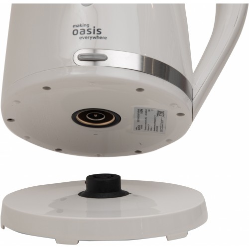 Чайник электрический Oasis K-2PW 1.7л. 2200Вт белый корпус: пластик