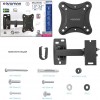 Кронштейн для телевизора Kromax CORBEL-2 черный 10"-32" макс.25кг настенный поворот и наклон