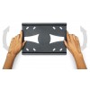 Кронштейн для телевизора Holder LCDS-5010 черный металлик 20"-40" макс.45кг настенный наклон