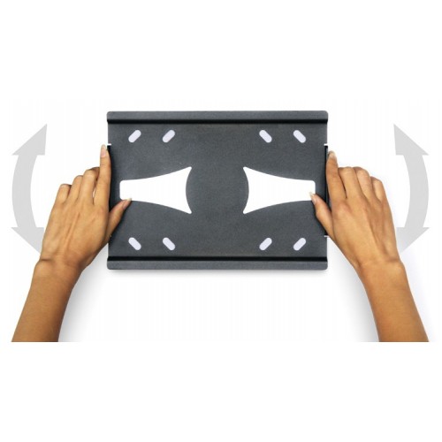 Кронштейн для телевизора Holder LCDS-5010 черный металлик 20"-40" макс.45кг настенный наклон