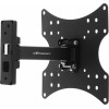 Кронштейн для телевизора Ultramounts UM876 черный 17"-42" макс.20кг настенный поворот и наклон