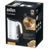 Чайник электрический Braun WK3100 1.7л. 2200Вт белый корпус: пластик (0X21010008)