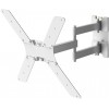 Кронштейн для телевизора Holder LCD-5566-W белый 32"-55" макс.45кг настенный поворотно-выдвижной и наклонный