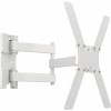 Кронштейн для телевизора Holder LCD-5566-W белый 32"-55" макс.45кг настенный поворотно-выдвижной и наклонный
