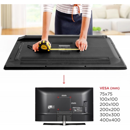 Кронштейн для телевизора Holder LCD-5566-W белый 32"-55" макс.45кг настенный поворотно-выдвижной и наклонный