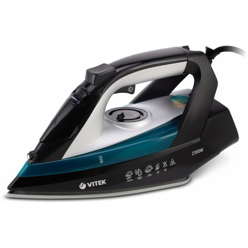 Утюг Vitek VT-8324 2300Вт черный/зеленый