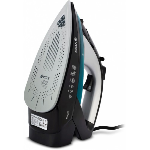 Утюг Vitek VT-8324 2300Вт черный/зеленый