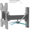 Кронштейн для телевизора Kromax OPTIMA-413 черный 20"-55" макс.30кг настенный поворотно-выдвижной и наклонный