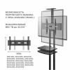 Стойка для телевизора Onkron TS1552 черный - напольная мобильная стойка для ТВ 40-70, макс. 60.5 кг