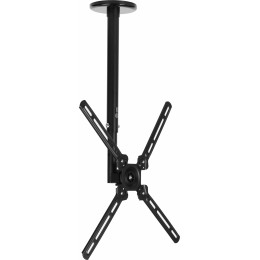 Кронштейн для телевизора Cactus CS-CP07 черный 23"-55" макс.45кг потолочный поворот и наклон