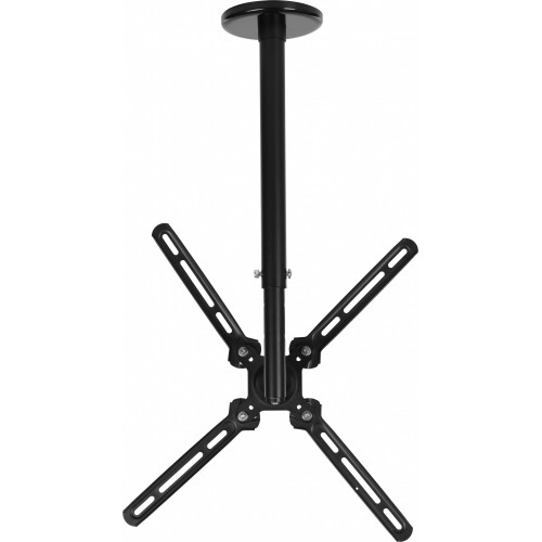 Кронштейн для телевизора Cactus CS-CP07 черный 23"-55" макс.45кг потолочный поворот и наклон