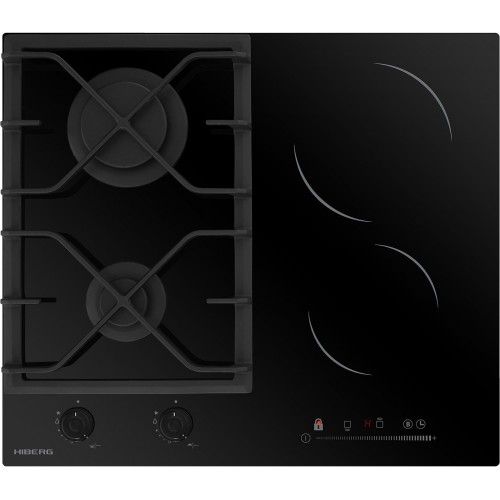 Газовая варочная поверхность Hiberg VM 6021 B черный