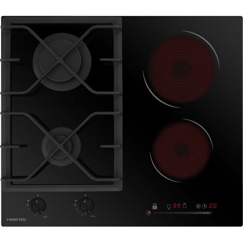 Газовая варочная поверхность Hiberg VM 6021 B черный