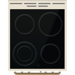 Плита Электрическая Gorenje GECS5B70CLI бежевый стеклокерамика (без крышки)