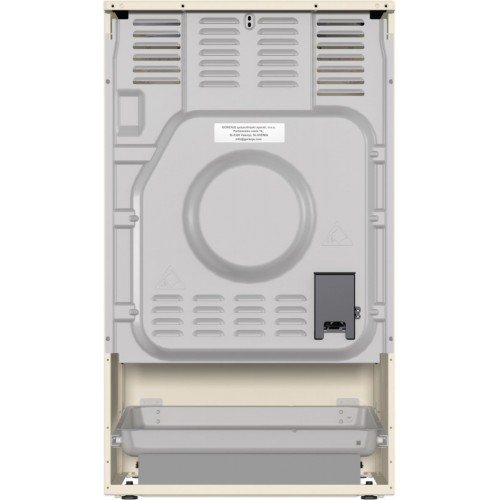 Плита Электрическая Gorenje GECS5B70CLI бежевый стеклокерамика (без крышки)