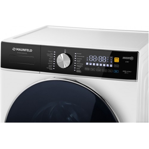 Стиральная машина Maunfeld MFWM148WH03 класс: A+++ загр.фронтальная макс.:8кг белый инвертор